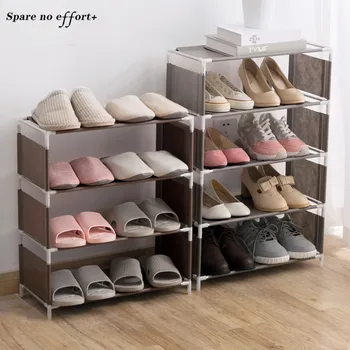 

Multifunction Storage Rack Shoes Multi-layer Assembled Shoes Organizer Home Bedroom Dormitory Non-Woven Fabric Shoe Racks Shelf