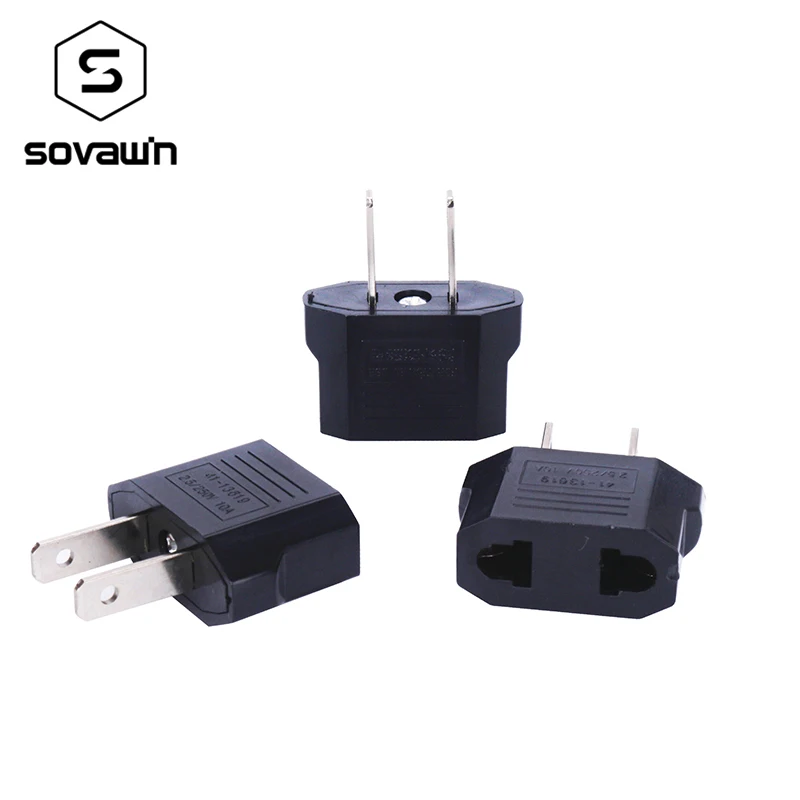 

Universal Portable Travel Wall Charger Conversion Adapter US Plug Converter 2 Pins AC Wall Plug Mobile Phone Socket Charging