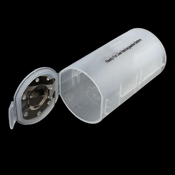 Harga A Ausuky Baru 4 pcs Plastik Kasus Baterai 2AA ke D Battery Adapter Converter Kontainer 25