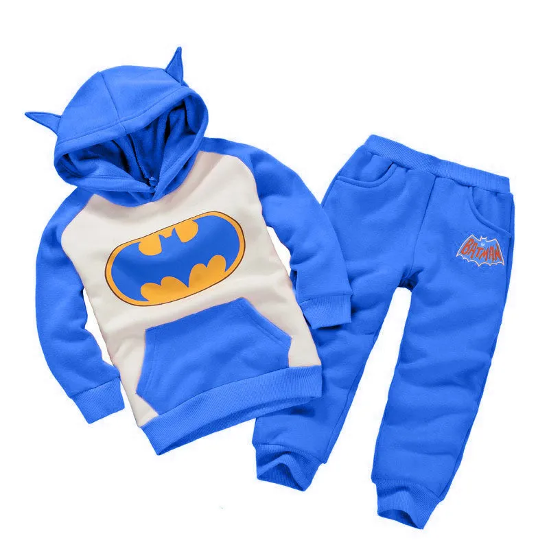 

Child Costume Sports suit 2 pieces set Tracksuits boys Clothing sets hooed +Pant spring and autumn clothes