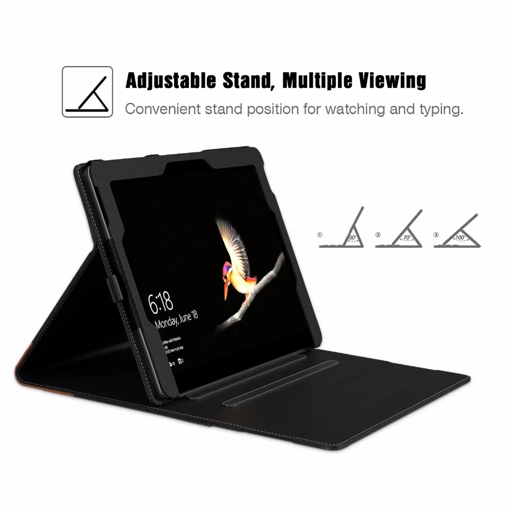 Чехол для Microsoft Surface Go тонкий складной чехол подставка с несколькими углами