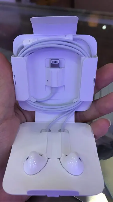 10 шт./лот Earpods уха стручок для Lightning для iPhone 7 8 Plus USB Flex кабели DHL