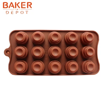 

DIY tools Round 15 even poop shaped silicone chocolate mold ice tray Jelly pudding cake chocolate mold CDSM-172