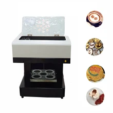 Lxhcoody 4 чашки автоматический латте художественный принтер Пищевой пищевой печенье цветок капучино печатная машина с съедобными чернилами