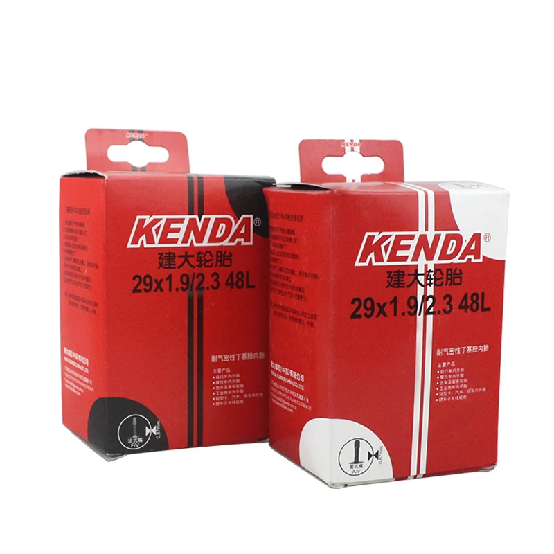 Kenda-Bicycle Inner Tube, American Valve, French Valve, Cycling Accessories, Mountain Bike Tires, Butyl Rubber, 29 ", 29x1.9 2.3