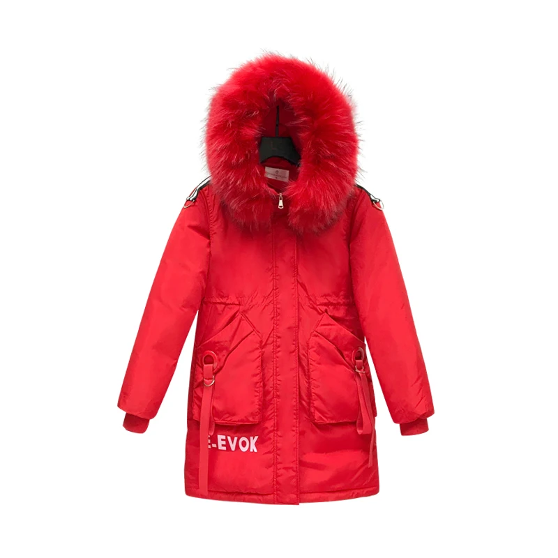 Высокое качество женская теплая Длинная зимняя куртка с капюшоном с мехом свободное Женское пальто Верхняя одежда парка Mujer Invierno