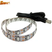 HGhomeart LED Strip Light SMD 3528 Led Backlight Tv DC 5V USB Car-styling Light-emitting Diode Ribbon LED 50CM 1M 2M 3M Led Tape