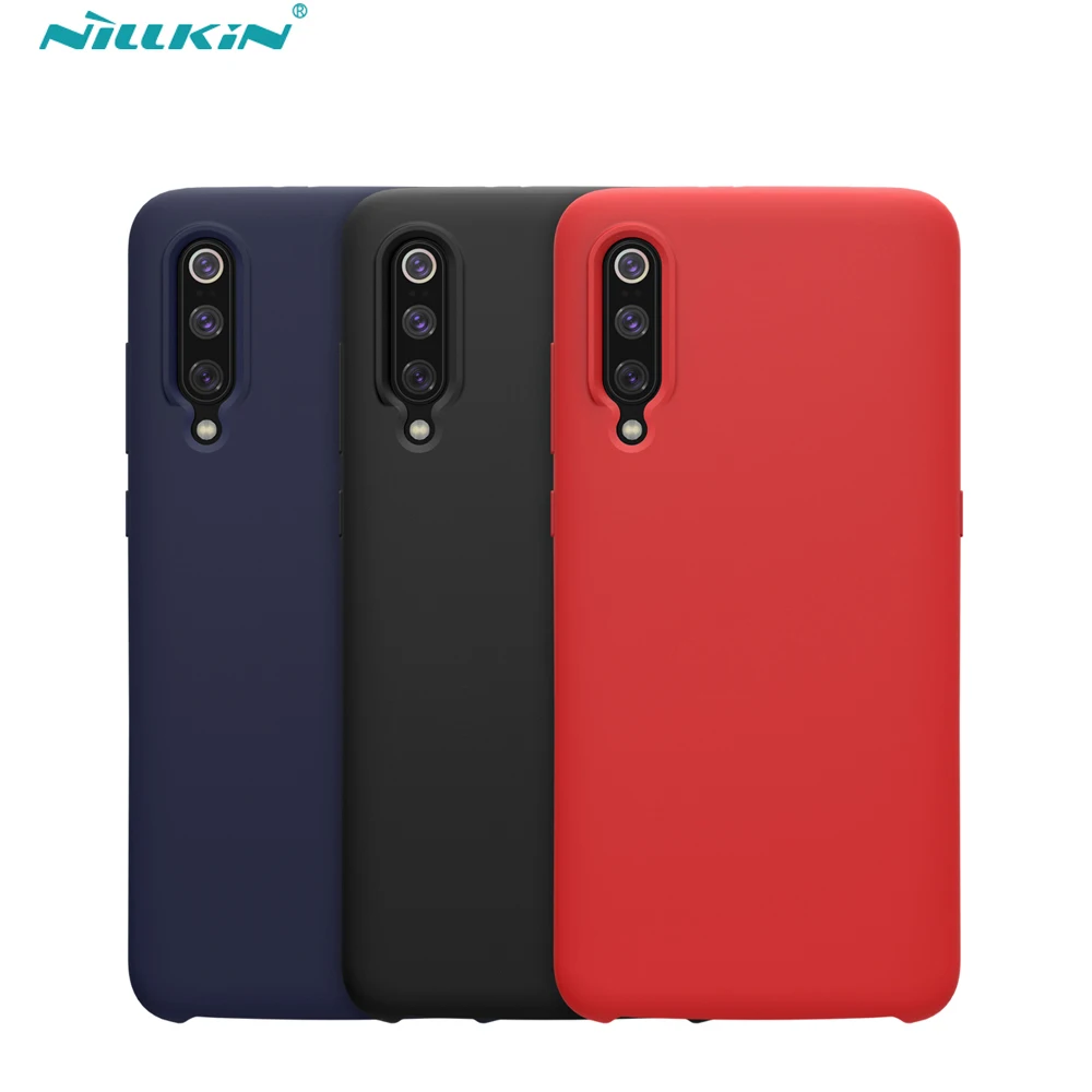 Чехол для Xiaomi Mi9 чехол Mi 9 Nillkin Flex чистый тонкий защитный из жидкого силикона |