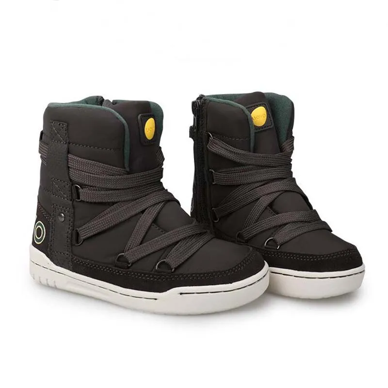 

UOVO brand shoes -35 Degree winter snow boots for boys and girls waterproof Rubber boots big kids+women boots Euro size 28-41
