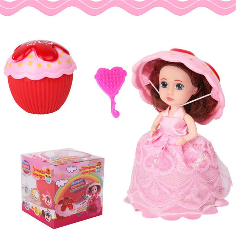 

16cm,9cm Cartoon Lovely Surprise Cupcake Princess Doll Transformed Scented Beautiful Cute Cake Doll Toy Girls Toys toy013