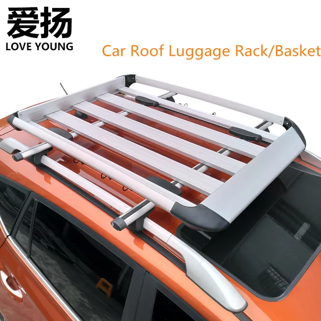 Quality aluminum alloy SUV roof luggage basket baggage box / roof