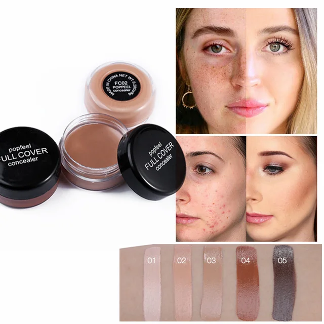 

Full Coverage Face Concealer Cream Palette Make Up Bronzer Contour 3D Face Brand Makeup Nude Skin Corrector Concealing