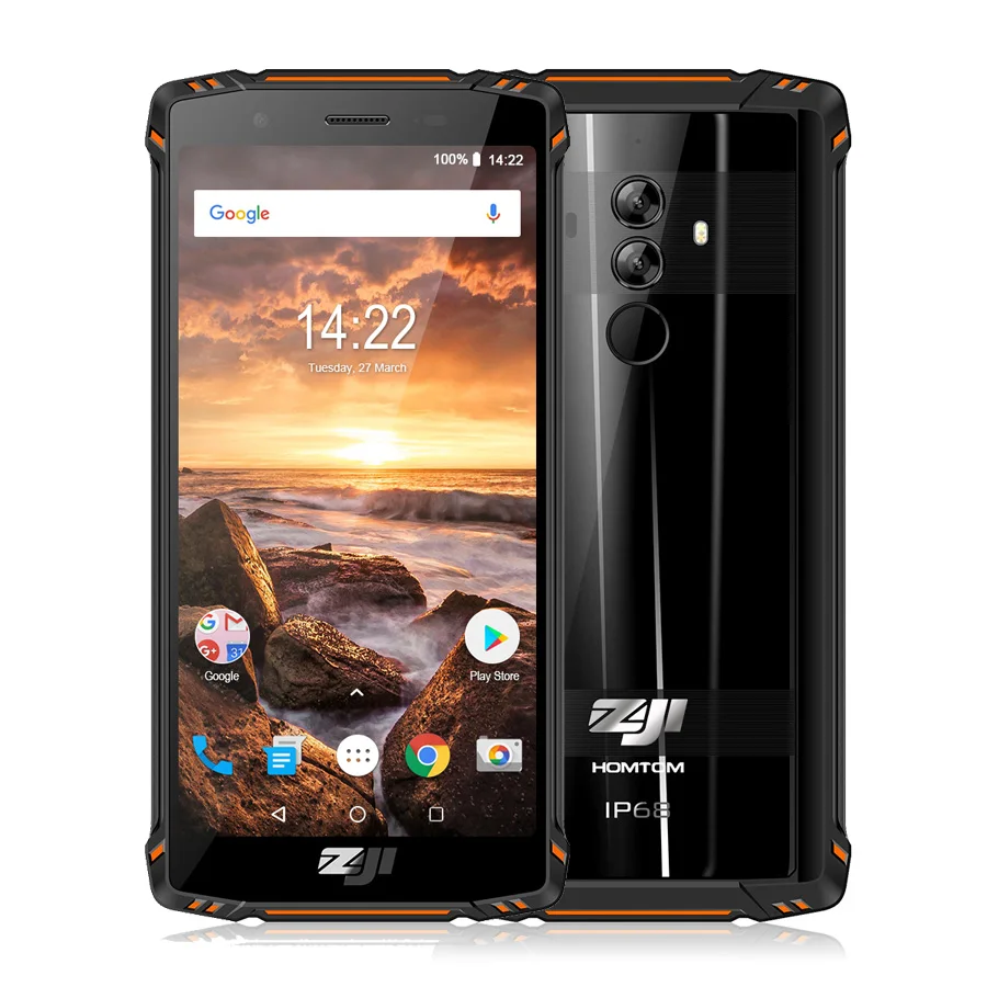 Оригинальный ZOJI Z9 IP68 водонепроницаемый смартфон с 5 7 дюймовым дисплеем ОЗУ 6 ГБ