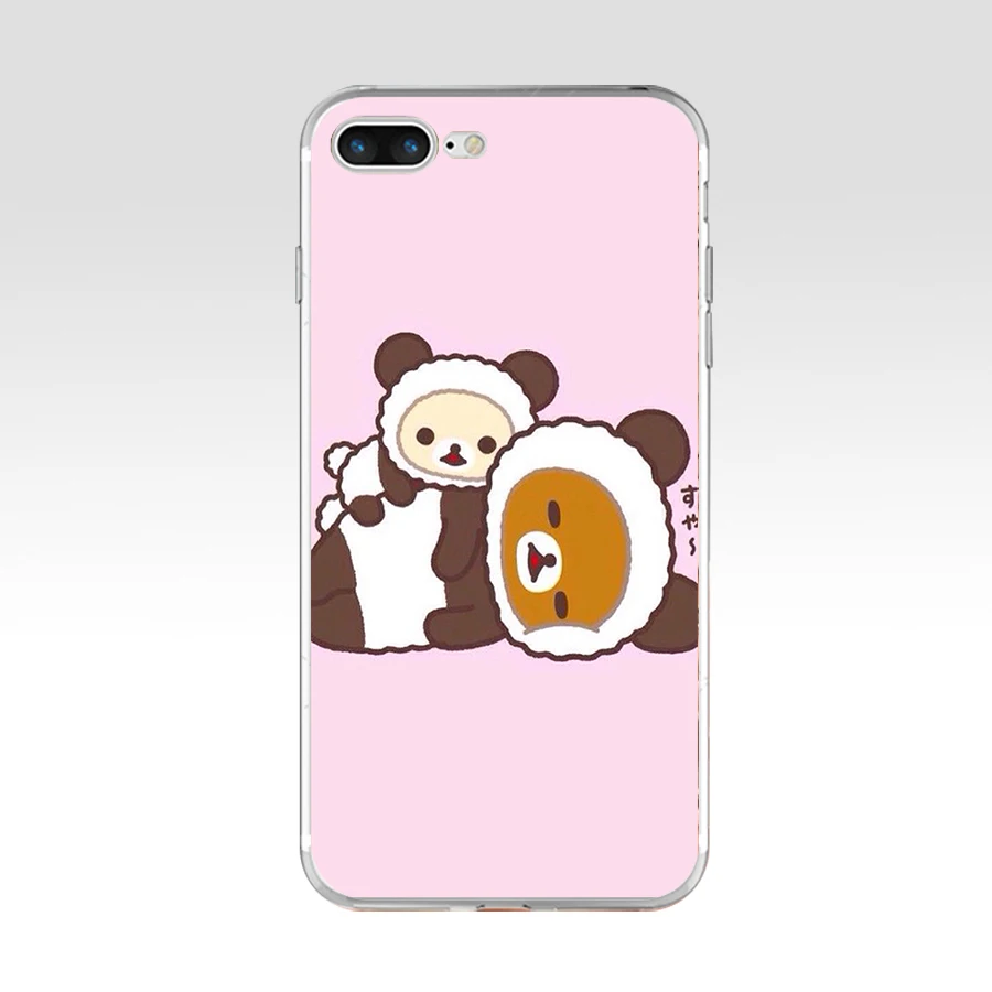 85AQ Забавный милый мультфильм Rilakkuma Мягкий ТПУ силиконовый чехол для Apple iPhone 6 6s 7 8 plus чехол - Цвет: 9