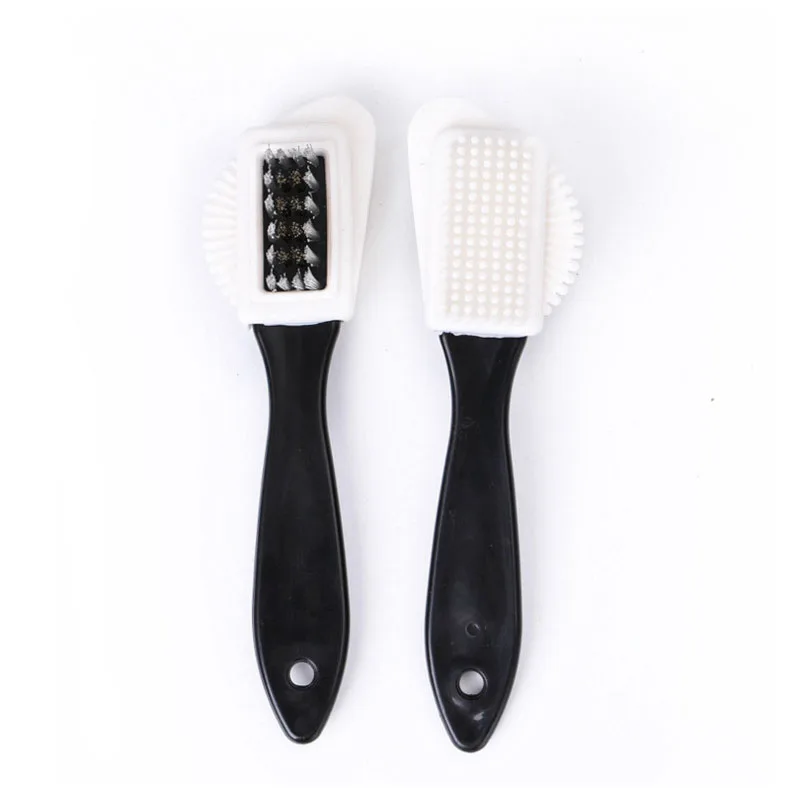 

Suede Nubuck Brush S Shape Three Side Home Supplies 3 Side Shoes Cleaner Cleaning shoe Tools Shoe Cleaning Brushes