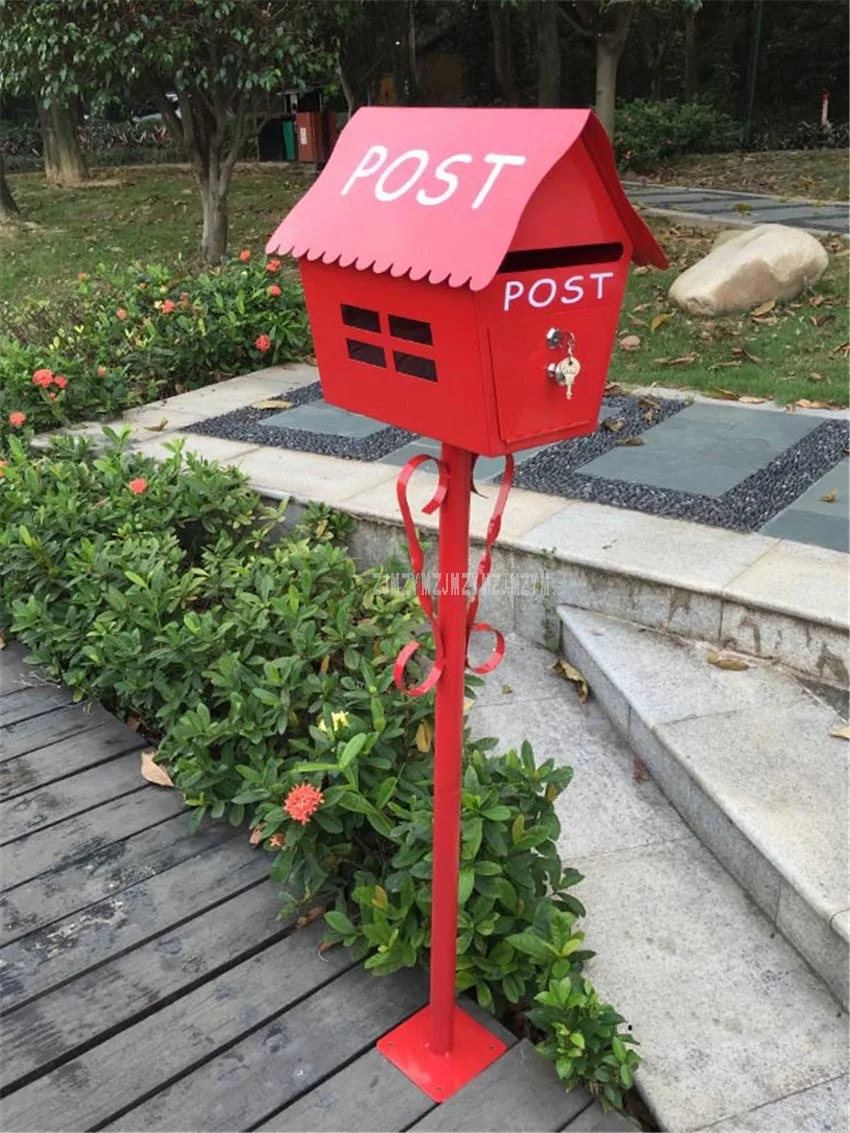 130 см сельская вилла безопасности стенд почтовый ящик газета Letterbox садовый парк почтовый ящик открытый почтовый ящик JHC-2113