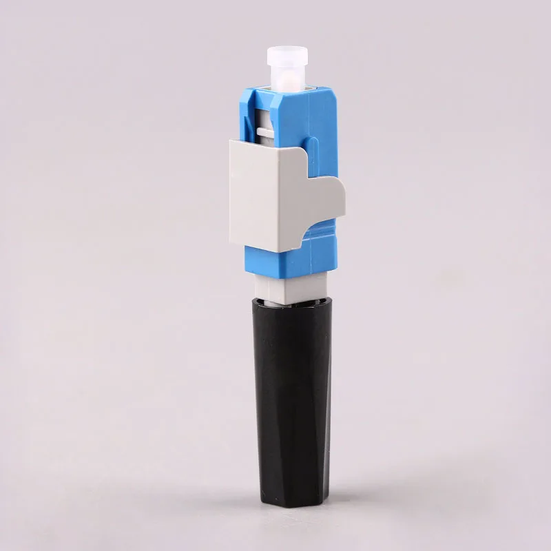 100pcs SC UPC Fiber Optic Quick Connector FTTH Single-Mode Fiber Optic Fast Connector SC quick assembly Connector