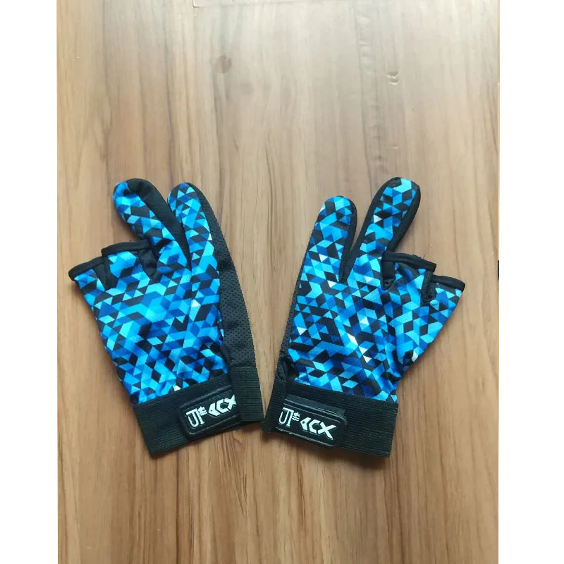 Новые рыбий дизайн перчатки для рыбалки дышащие противоскользящие рыболовные перчатки с 3 вырезами для пальцев рок-Морская приманка аксессуары для джигинга снасти