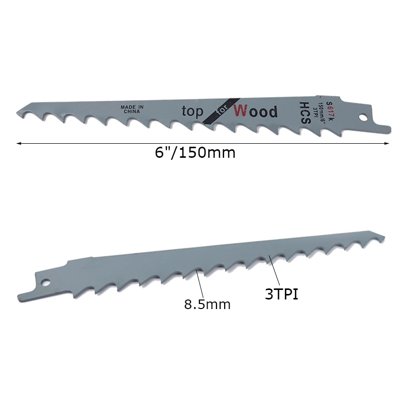 S617K лезвие для сабельной пилы 6 ''/150 мм пильные диски для 20-100 мм Деревообработка столярных изделий инструменты