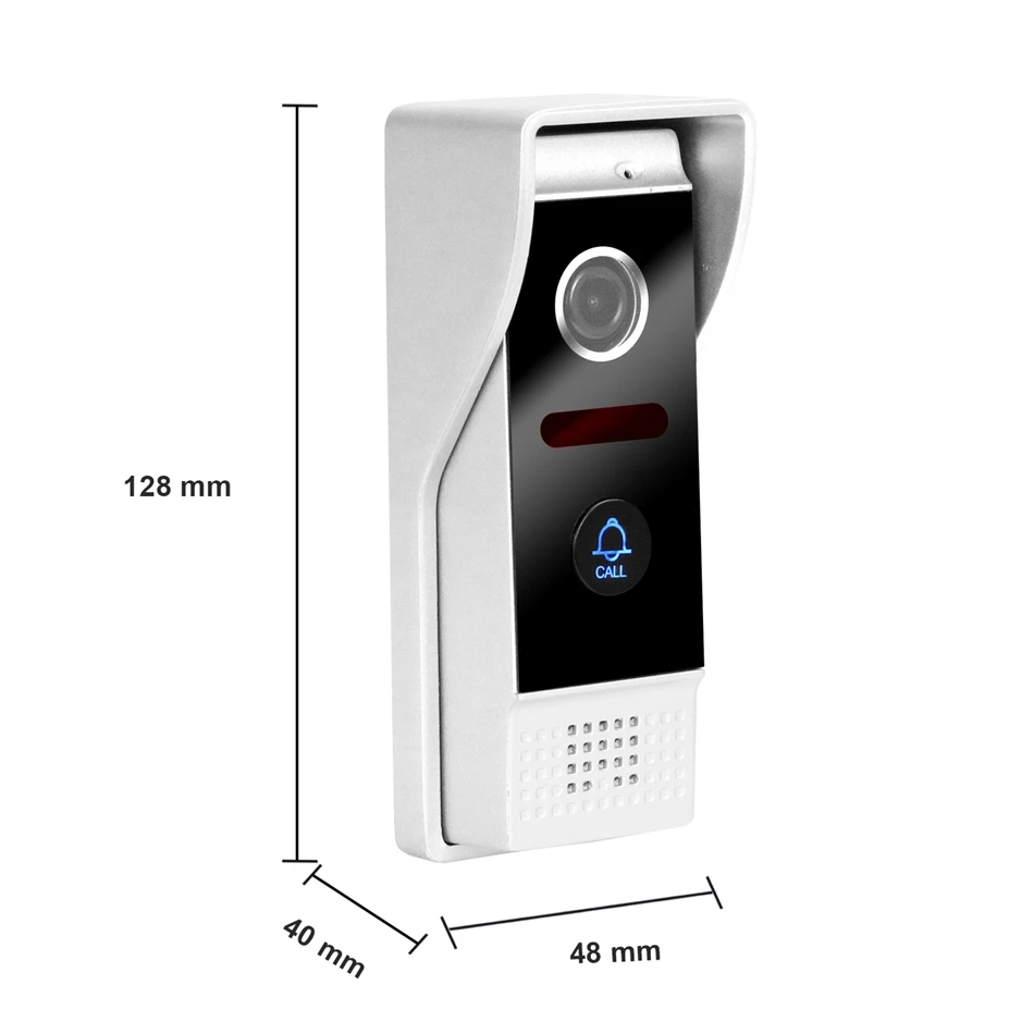 Система видеодомофона HomeFong 1200TVL, широкий угол, поддержка движения, запись для системы безопасности дома, дверной звонок, камера