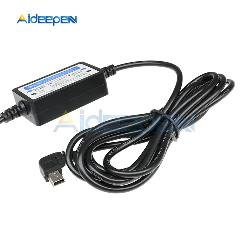 DC 12 V 23 5 2A 3 M автомобилей Зарядное устройство кабель мини usb проводных Шнур авто