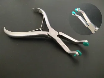 

1Pc Dentist removal pliers dental orthodontic pliers orthodontic material tools stainless steel Temporary tooth crown forceps