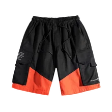 Новые летние шорты летние комбинезоны мужские японские Свободные до колен рабочие шорты