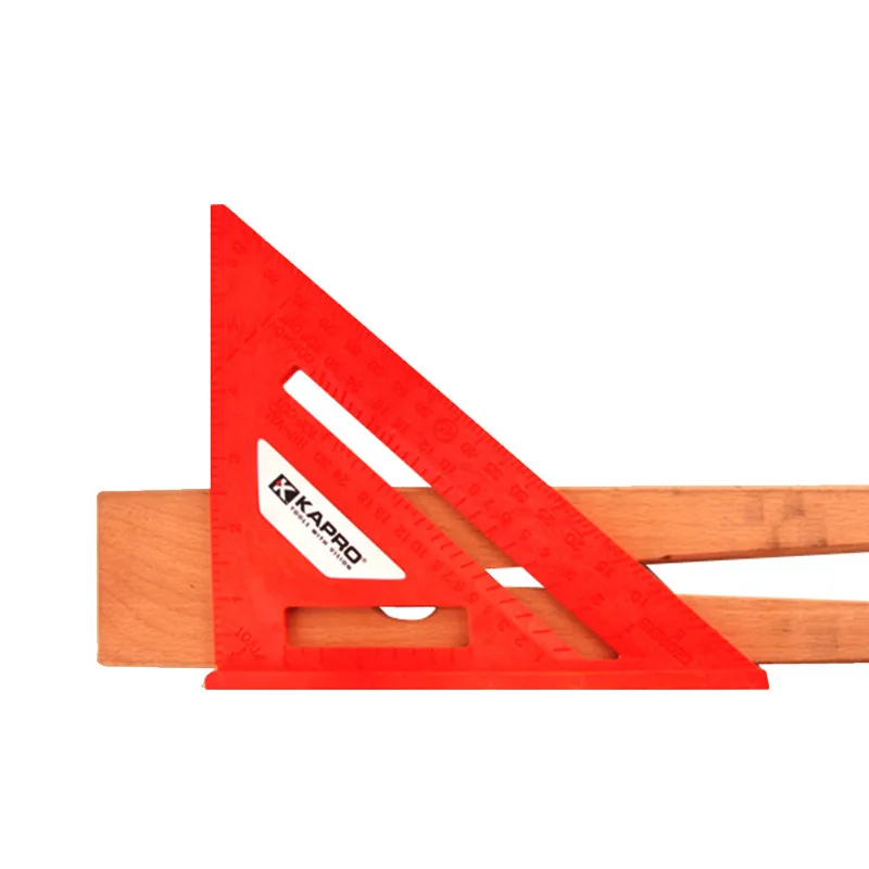 

KAPRO High Performance Multi Function Rectangular Ruler Scribing Ruler For Woodworking Triangle Ruler Accuracy Measuring Tools