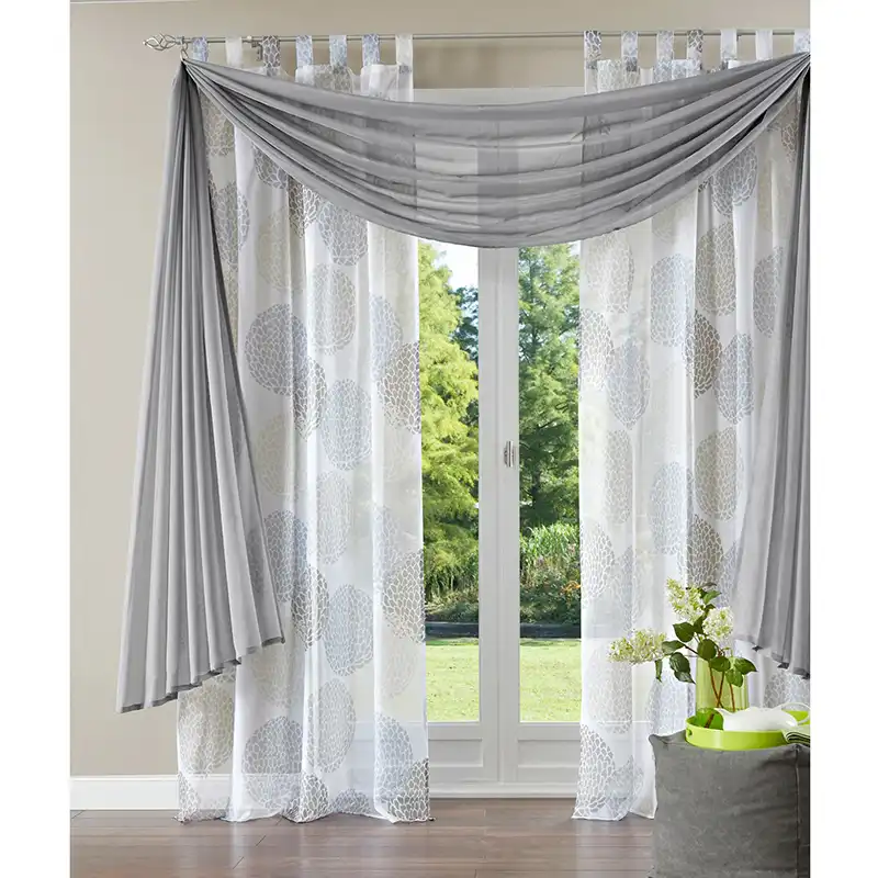 2018 Rushed Sale Cortinas Dormitorio Curtains Terri Tulle Pelmet