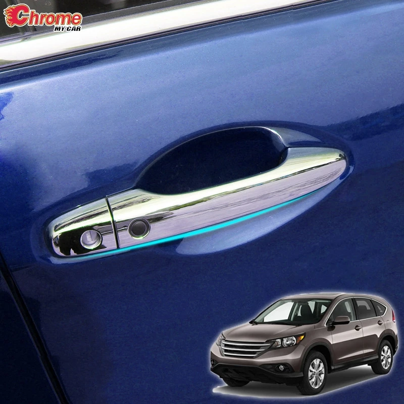 

For Honda CR-V CRV 2012 - 2016 Side Door Handle Catch Chrome Cover Trim Car Styling Accessories For Civic 2012 2013 2014 2015