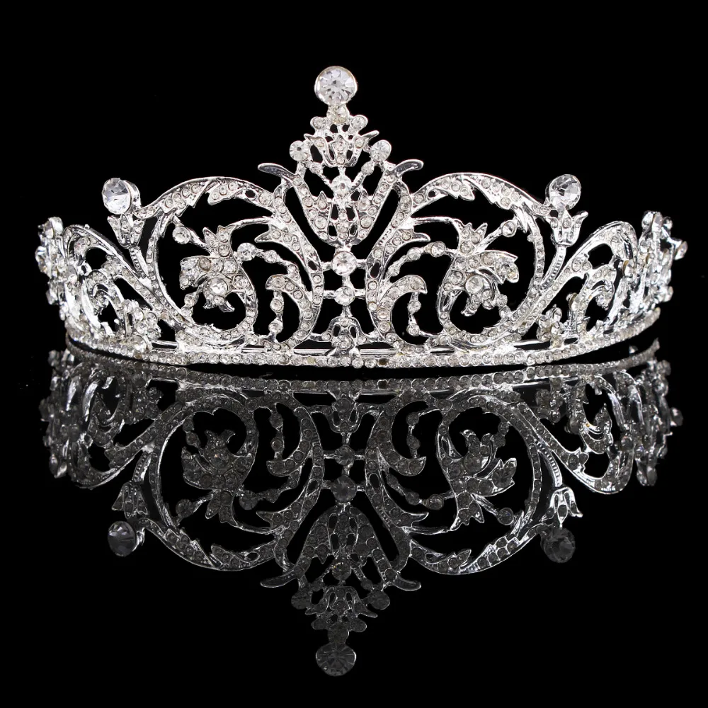 Rhinestone tiara Bridal design romantic crystal rhinestone beauty queen