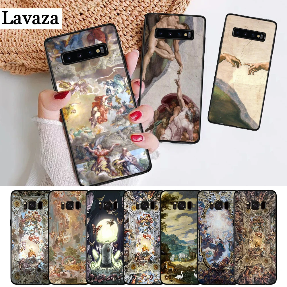 

Lavaza palace of versailles The Creation of Adam Silicone Case for Samsung S6 Edge S7 S8 Plus S9 S10 S10e Note 8 9 M10 M20 M30
