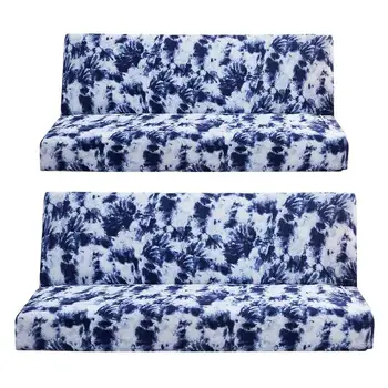 

Graffiti All-inclusive Couch Sofa Full Cover Non-slip Slipcover Navy Blue