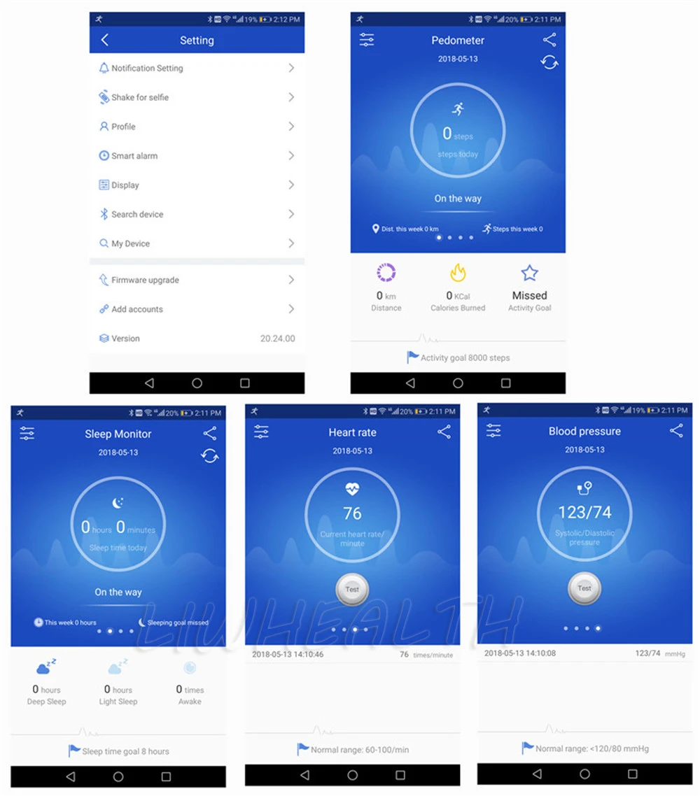 smart watch wristband id115 plus xiaomi mi band 2 3 (17)