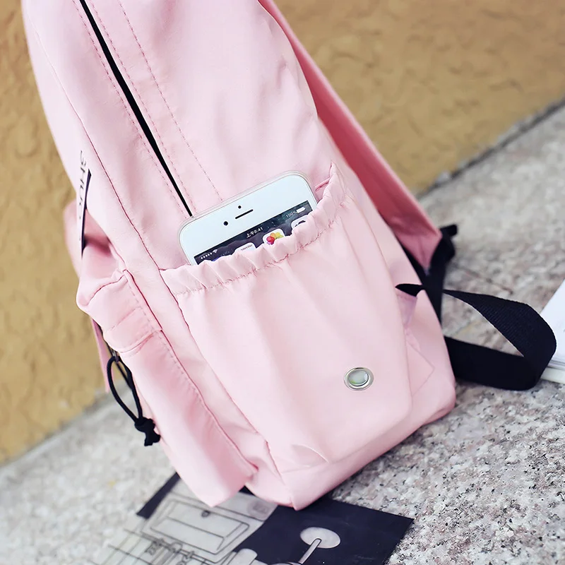 Menghuo insignia mochila cintas bolsas para la escuela de chicas adolescentes de moda bolsas clásico estudiante de universidad Mochilas Menghuo insignia mochila cintas bolsas para la escuela de chicas adolescentes de moda bolsas clásico estudiante de universidad Mochilas