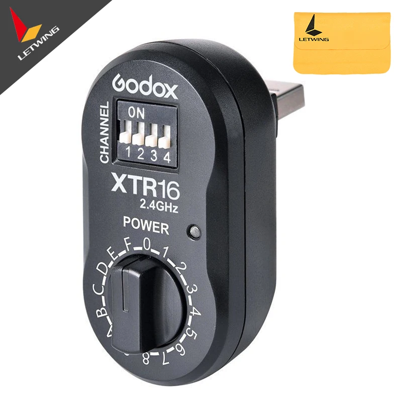 Godox Новый 2 4G беспроводной ресивер для X1C X1N XTR-16 передатчик триггер AD360 DE QT DP QS GS GT