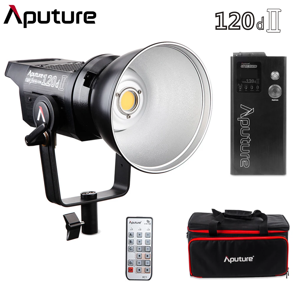 US $745.00 Aputure 120d II Mark II Ultimate Upgrade 30000 Lux 05m Support DMX 5 Photographic Lighting PreProgrammed 5 Lighting Effects