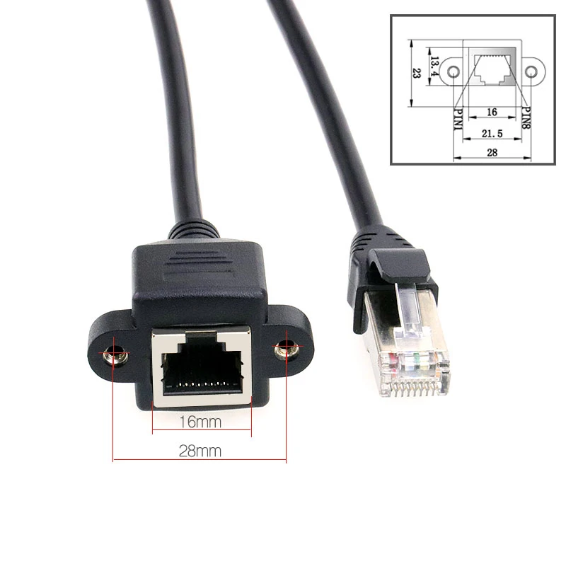 8pin RJ45 Ethernet удлинители кабели чистая медь мужчин и женщин Lan Сетевой удлинитель 0,3 м 1 м 3 м 5 м шнур для ПК ноутбука