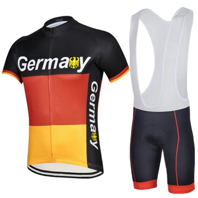pro team germany flag cycling jerseys Deutschland summer breathable