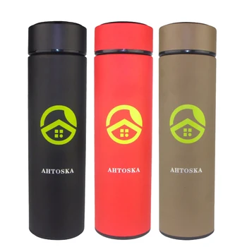 

500ml Creative Design Stainless Steel Coffee Insulated Tumbler Thermoses Straight Water Cup Super Vacuum Flasks Suitable For Tea