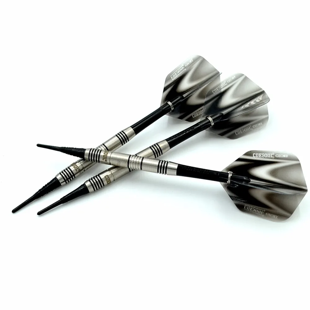 Набор мягких наконечников Дротика CUESOUL GLORY 85% Tungsten 16g с черными мягкими