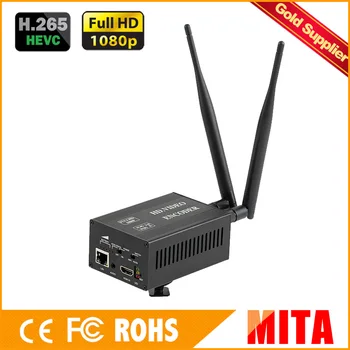 

3G/4G Lithium battery h.265 hdmi wifi to dvb-c encoder modulator with HTTP RTSP RTMP HLS