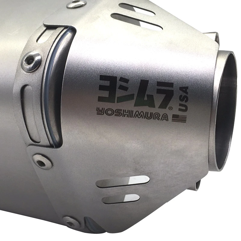 Мотоцикл для Yoshimura выхлопная Универсальная головка углеродное волокно лицо