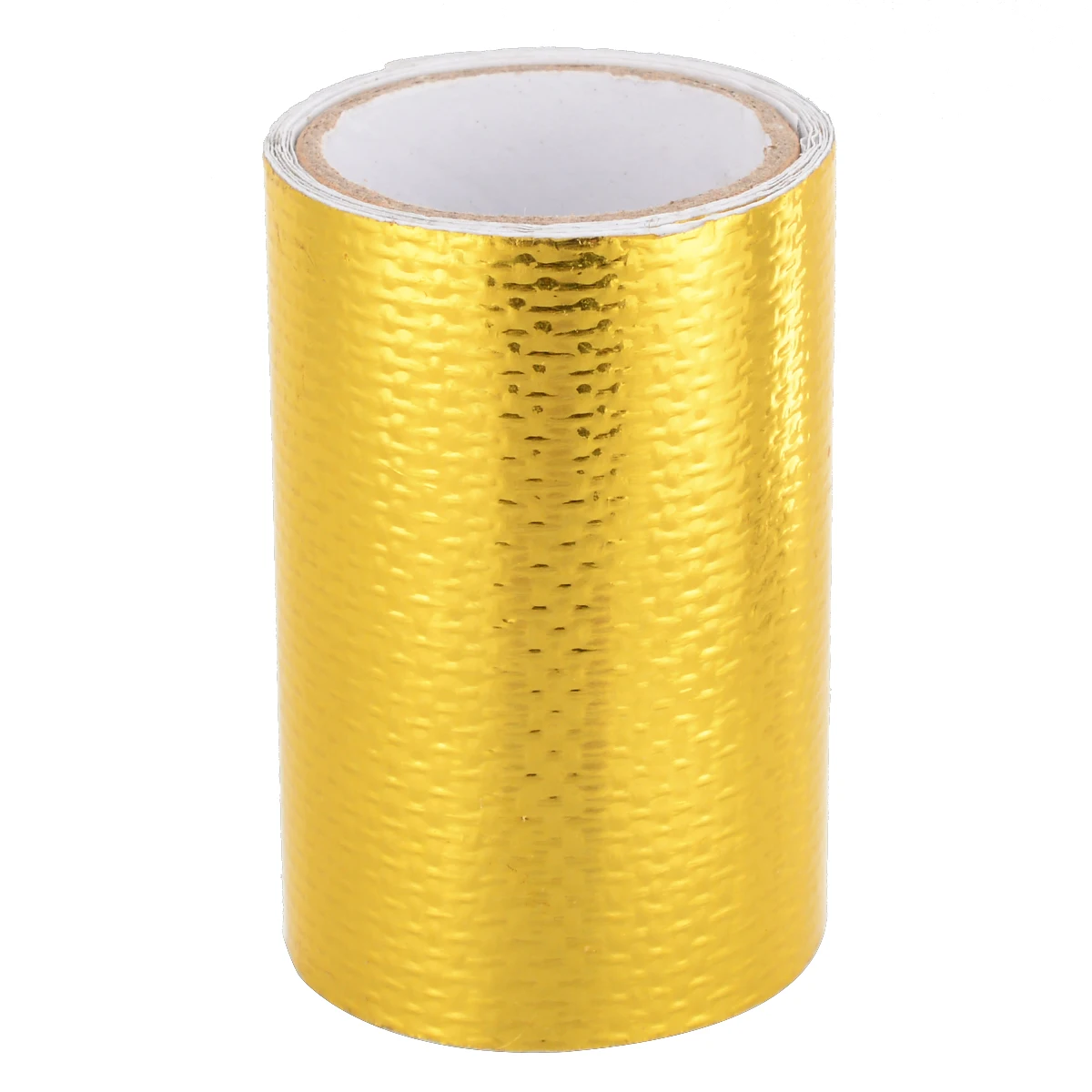 1 Roll 5*80cm Adhesive Reflective Gold High Temperature Heat Shield Wrap Tape Heat Shield Wrap Waterproof Tapes