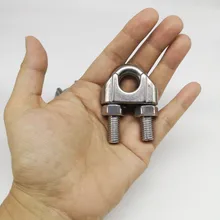 2 шт. M14 U-болт клип для троса Тип 304 Нержавеющая сталь