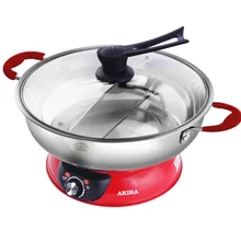 5L электрическая жаровня многофункциональная сплит-типа электрическая Горячая кастрюля с большой емкостью из нержавеющей стали горшок KL-S42/SG PRO