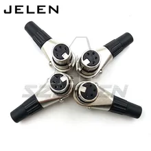 Прямоугольный 90 градусов XLR 4pin женский DSLR Rig V-mount аккумуляторная система Anton metal