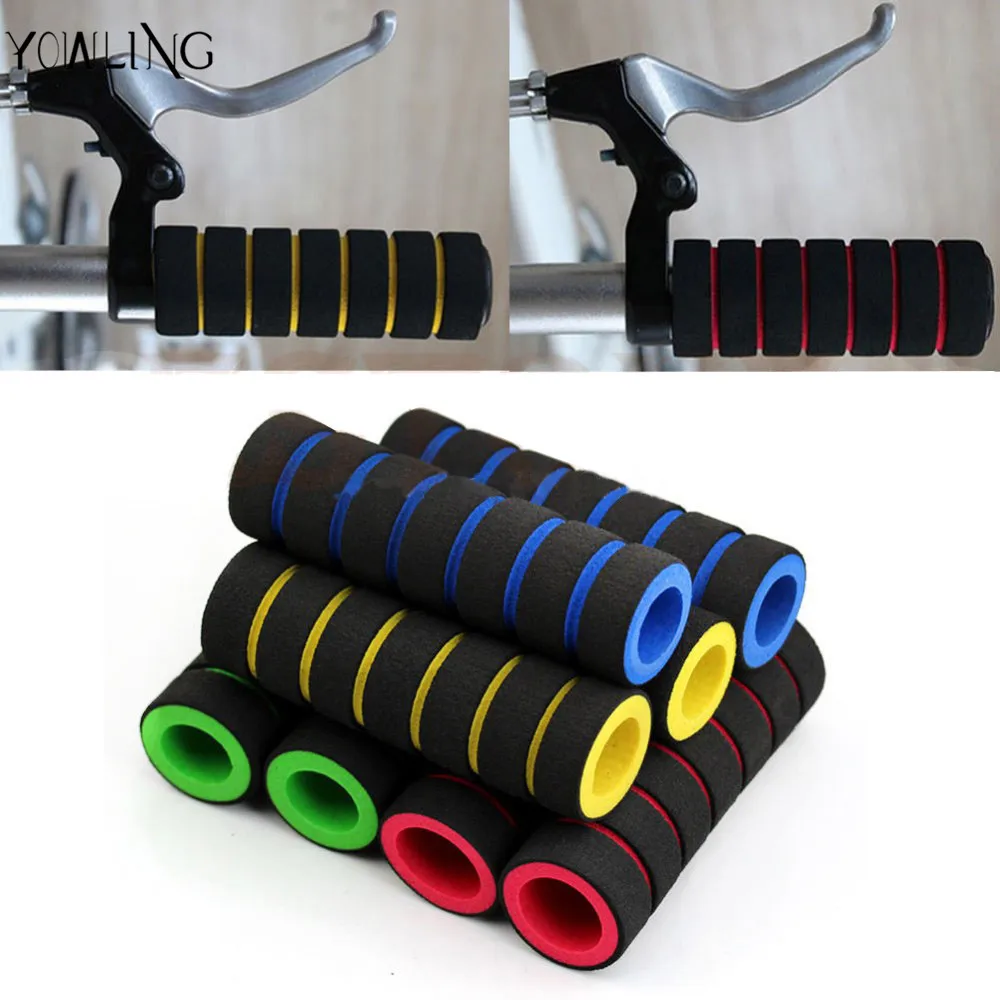4pcs/lot New style Free Shipping Bike Racing Bicycle Motorcycle Handle Bar Foam Sponge Grip Cover handlebar Nonslip