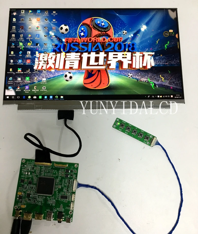 13.3 Inch 3840*2160 4K Original UHD IPS Display DisplayProt DP Driver Board LCD Module Screen Monitor Laptop PC lp133ud1 spa1