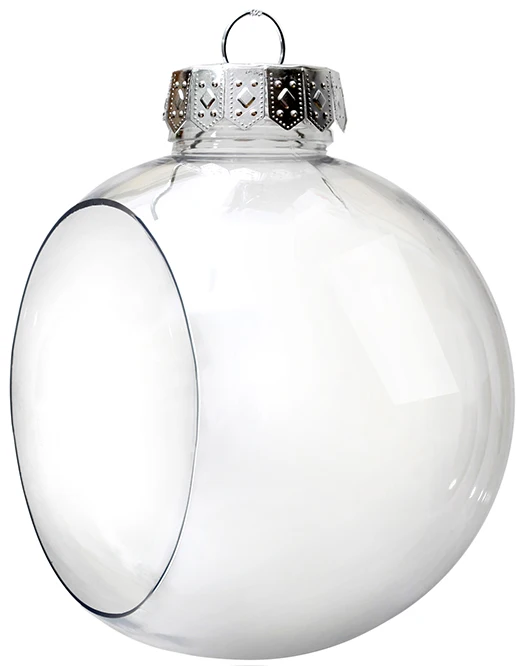 Free Shipping DIY Paintable/Shatterproof Clear Christmas Decoration